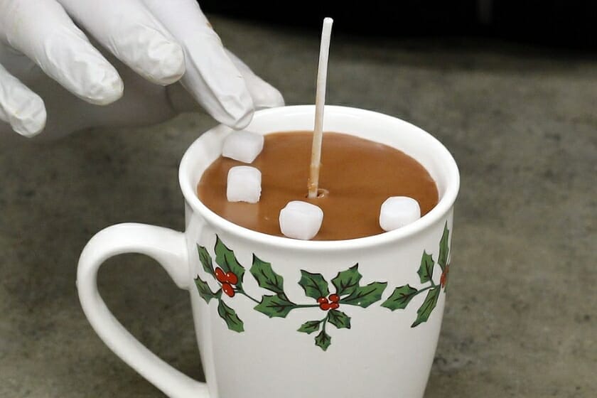 How To Make Hot Cocoa Candles