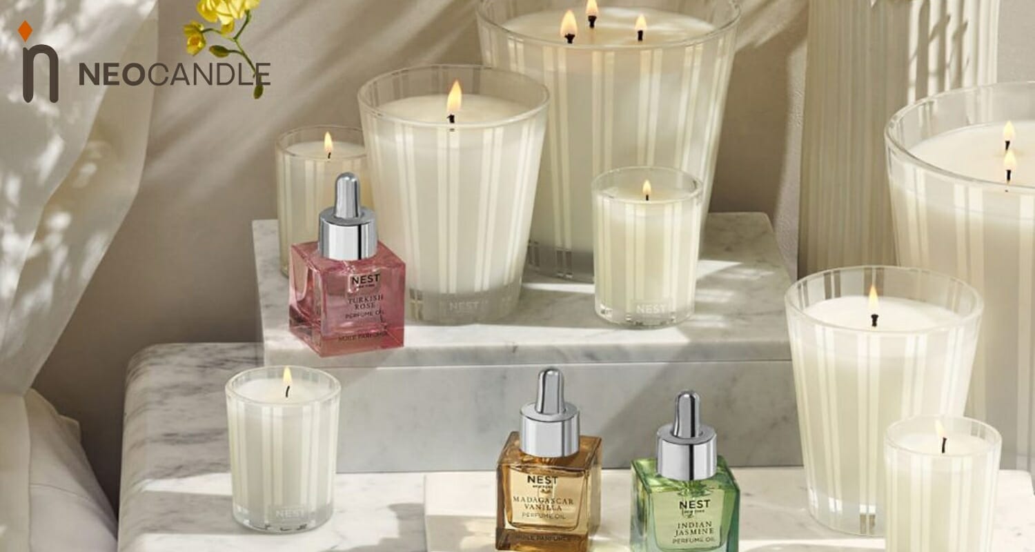 add perfume to candle