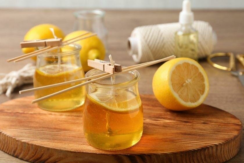 Danger of Adding Lemon Juice to Candle Wax