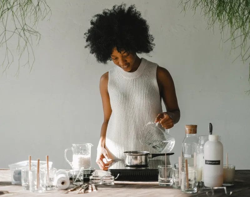 Our Step By Step To Making a Triple Scented Soy Candle