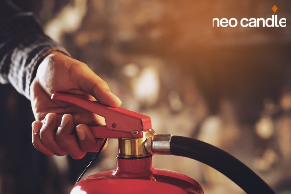 Extinguishing A Wax Fire