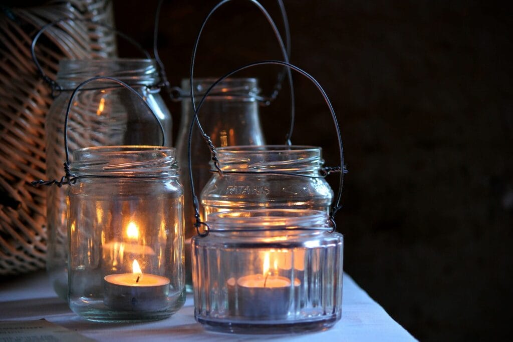 Glass Candle Containers